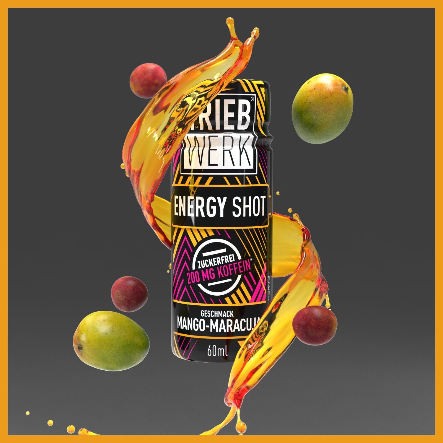 Energy Shot napitek za športnike | 200mg kofeina | TriebWerk Slovenija